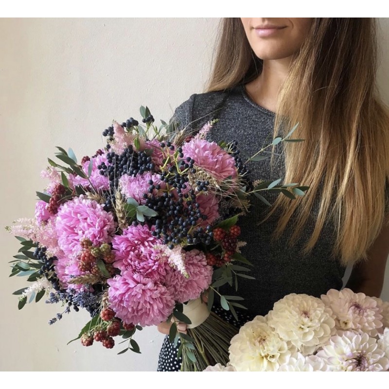 Букет из астр